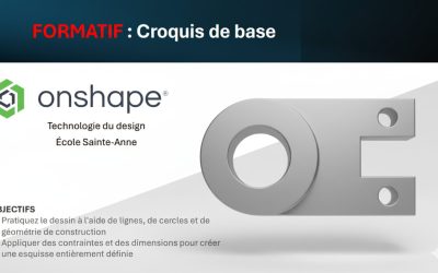 OnShape // FORMATIF – Croquis de base